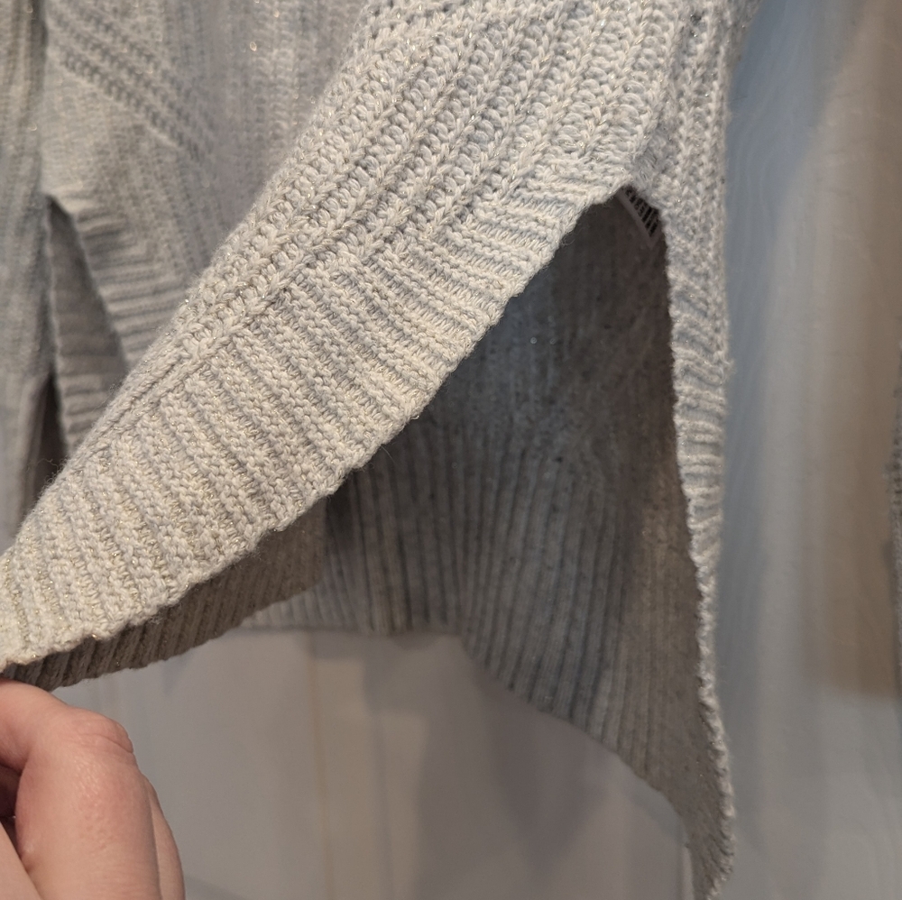Toms For Target Waist Length Shimmer Crewneck Sweater - Picture 3 of 7